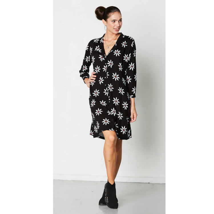 Madie Groenland Bloemen Jurk
