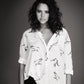 Dames bloes blouse wit