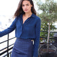 Midnight Blue Silk